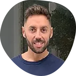 Vince, a smiling man with a short beard