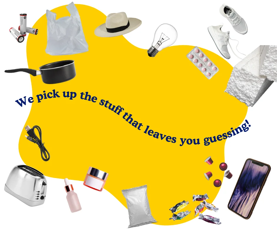 We pick up the stuff that leaves you guessing!