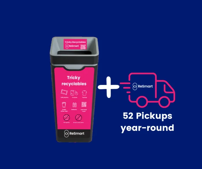ReSmart bin plus truck: 52 Pickups year-round